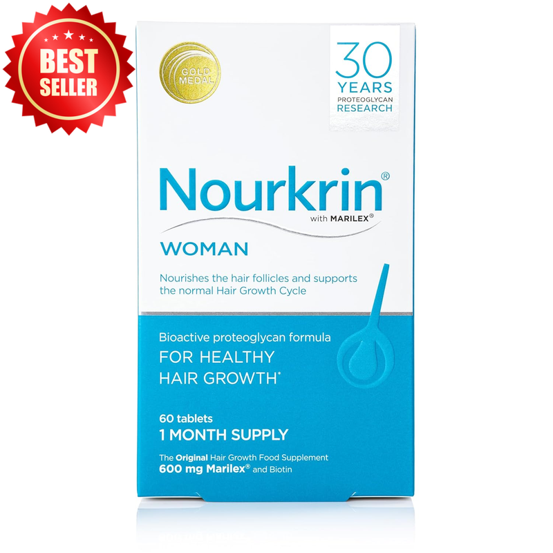 6O Tablets Women's Hair Growth Supplement Biotin Silica Marilex 1 Month US