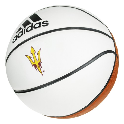 Баскетбольный мяч Adidas NCAA Arizona State Sun Devils Mini Autograph, размер 3