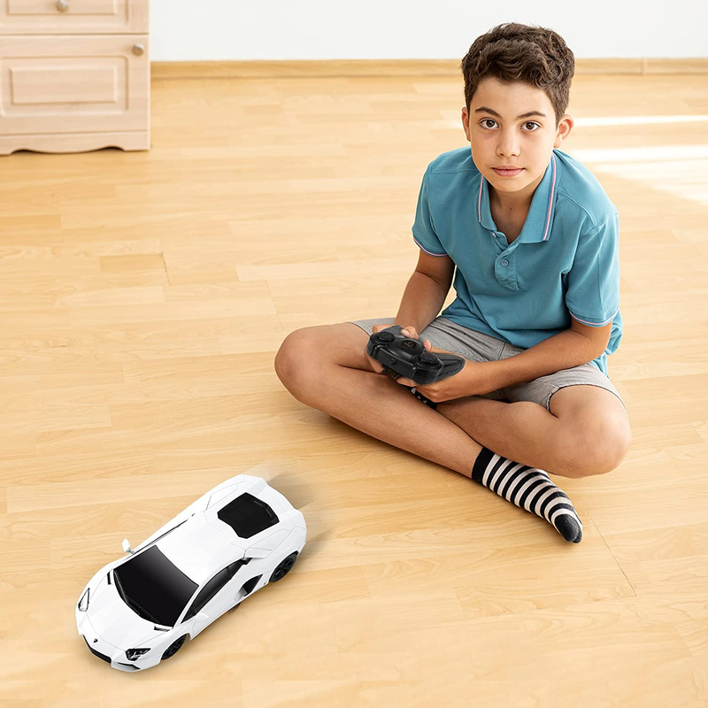 Sainsmart Jr. X Rastar Remote Control Car, 1:24 Scale Aventador Coupe Race Toy C