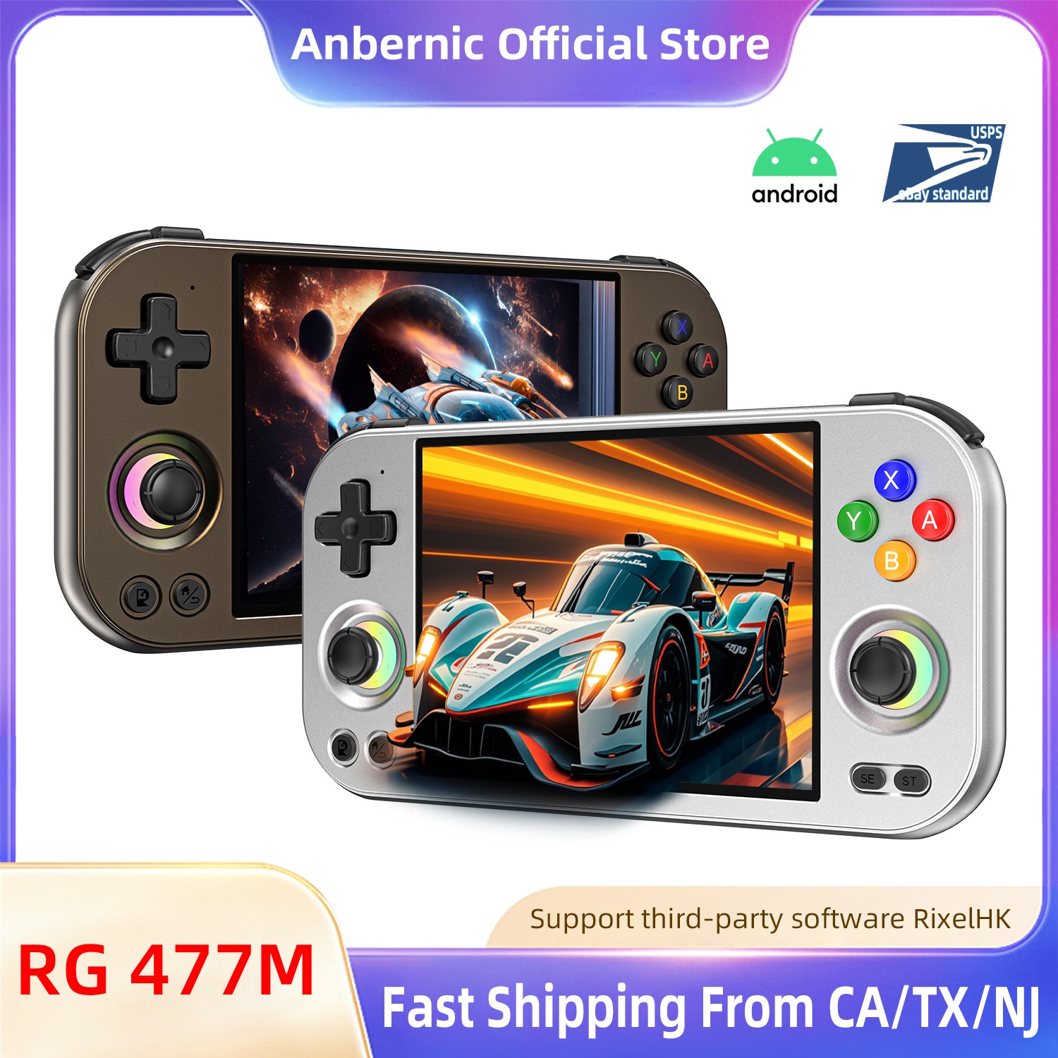ANBERNIC RG477M 8GBメモリ + 128GB 新品 ANBERNIC RG 477M