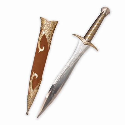 20 in/Western/Stainless steel/Full tang/Short Sword/Collectible/Cosplay/Yellow