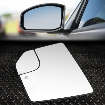 Для 18-20 Ford F-150 OE Style Левое боковое зеркало водителя с подогревом, Плоская стеклянная линза