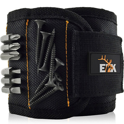 ELK Magnetic Wristband - Heavy Duty Tool Organizer with 10 Strong Magnets