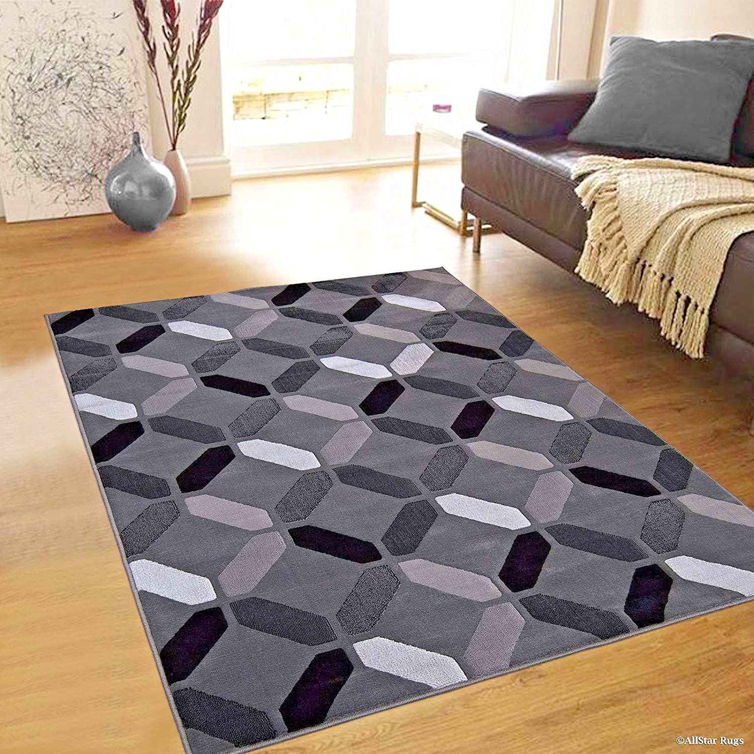 RUGS AREA RUGS CARPETS 8X10 AREA RUG MODERN LARGE GREY FLORAL BIG GRAY COOL RUGS