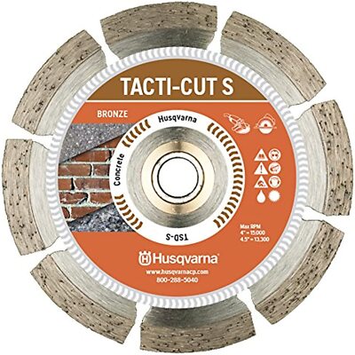 Husqvarna Construction Products 542761408 4 Inches by .080 by 7/8 20mm 5/8 B TSD