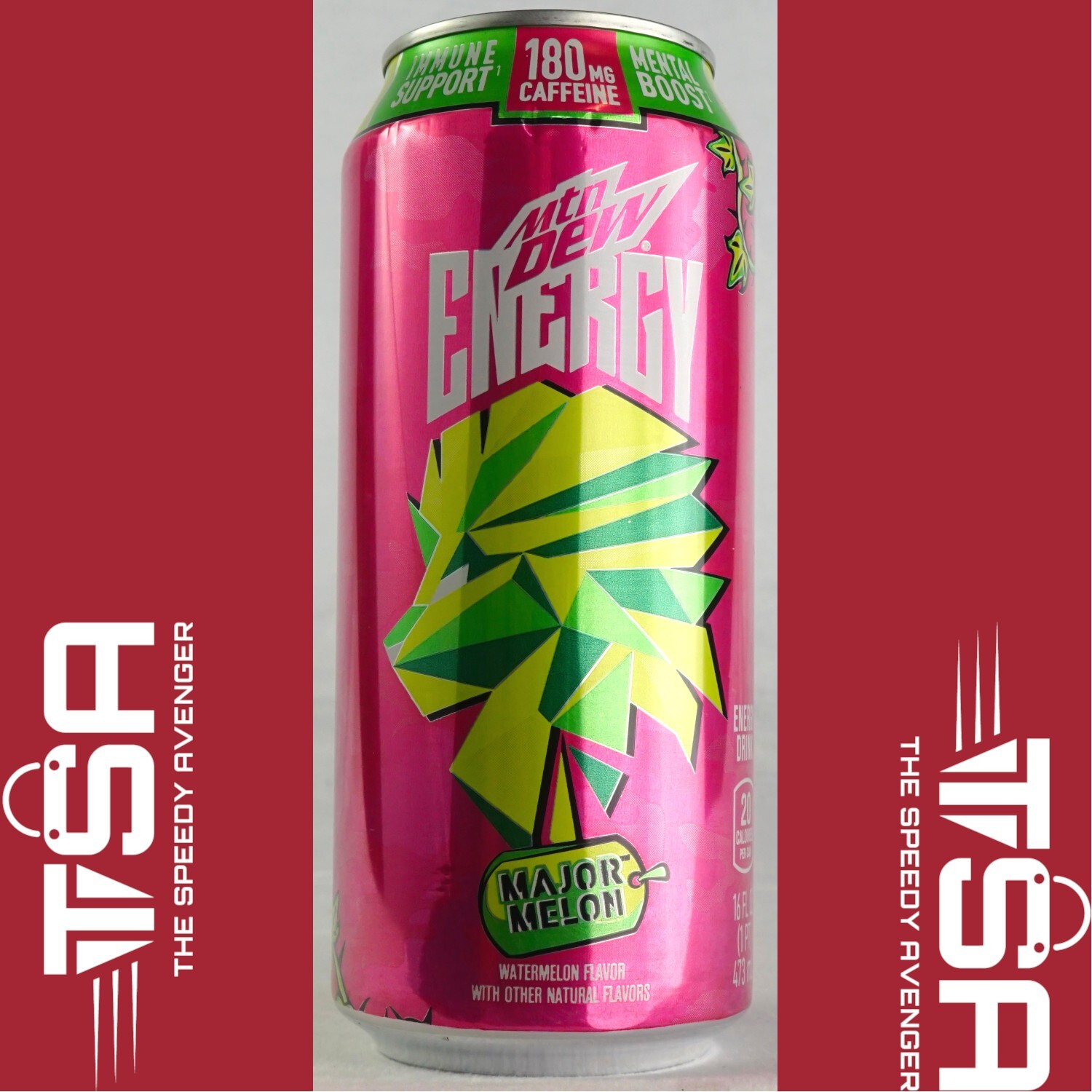 NEW 2023! MAJOR MELON Mountain Dew Energy Limited Edition 16oz Can Rare HTF