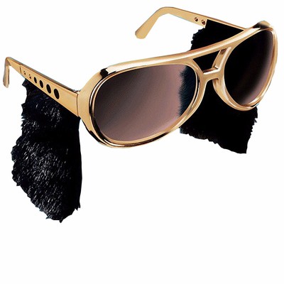 elvis presley gold sunglasses