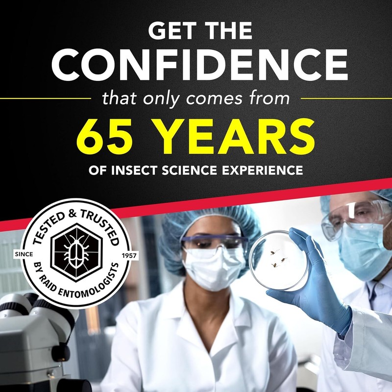 Raid® Ant & Roach Killer 26, Fragrance-Free Bug Spray, 17.5 fl. oz. 2 count. New