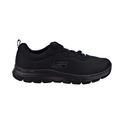 

Женские туфли Skechers Flex Appeal 4.0 (широкие) черные 149303W-BBK, Черный