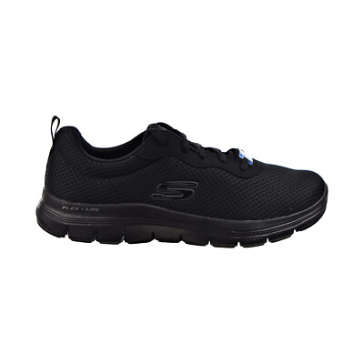 Женские туфли Skechers Flex Appeal 4.0 (широкие) черные 149303W-BBK