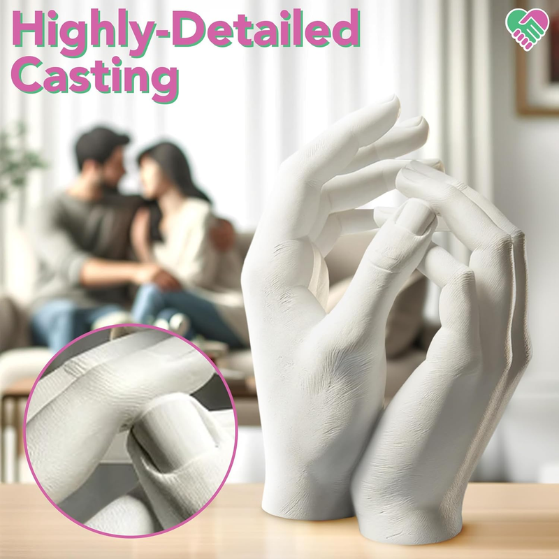 Hand Casting Kit – The Original Hand Mold Kit for Couples – Gifts for Anniversar