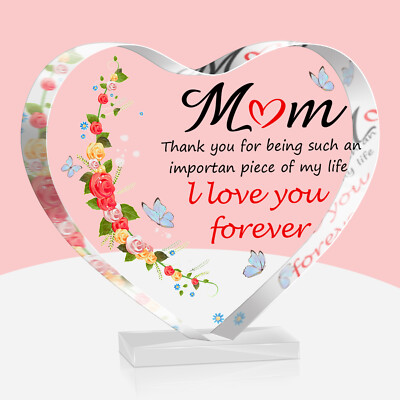 Mother Day Mom Birthday Gifts Gifts For Mom Acrylic Plaque Engraved With touchin