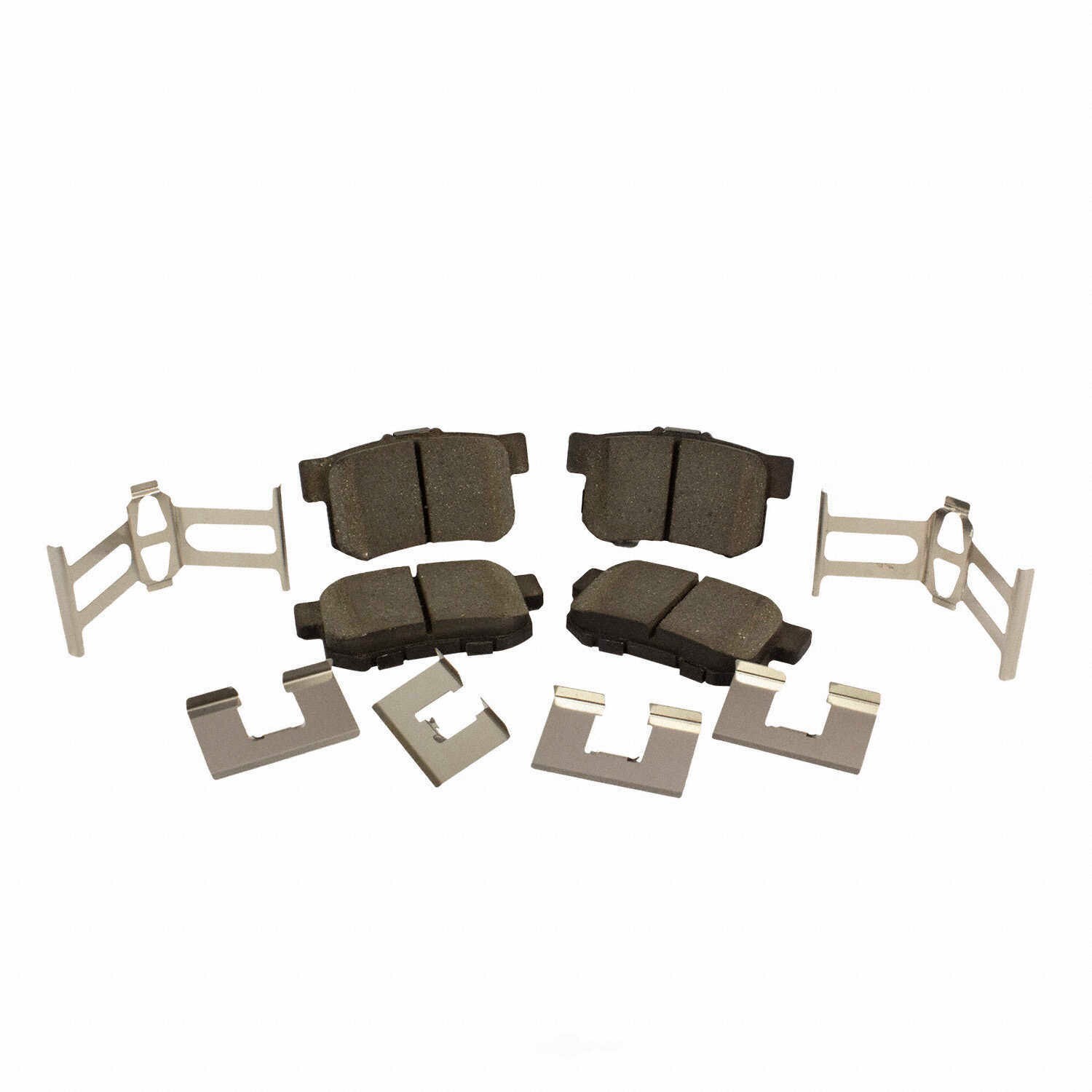 Rear Disc Brake Pad Set Omnicraft QBR-536 Fits Acura Honda