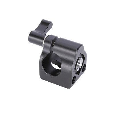 NICEYRIG Single 15mm Rod Clamp with Cold Shoe Mount Arri Locating hole