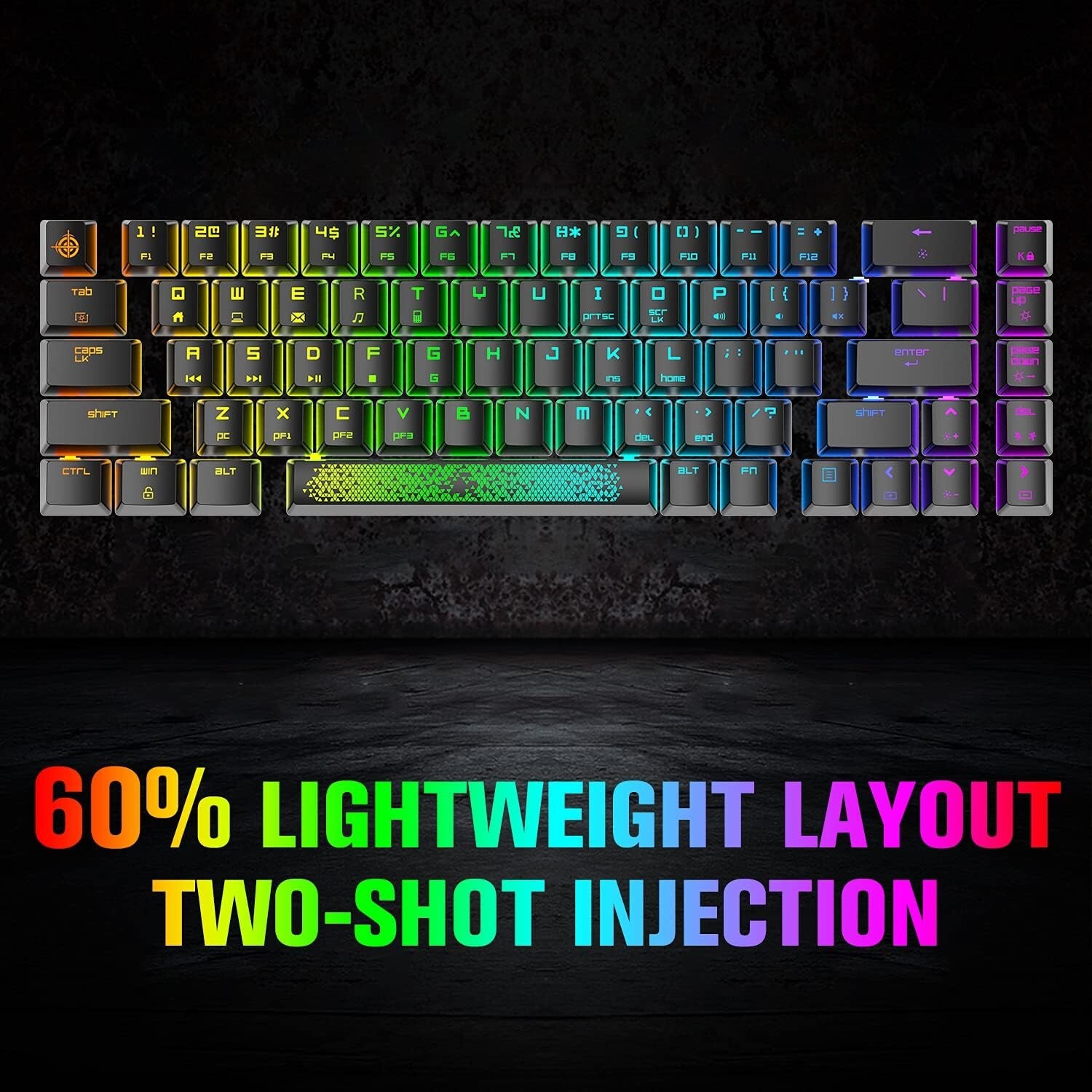 ZIYOU LANG MK14 Mechanical Gaming Keyboard and Mouse With RGB Mouse pad