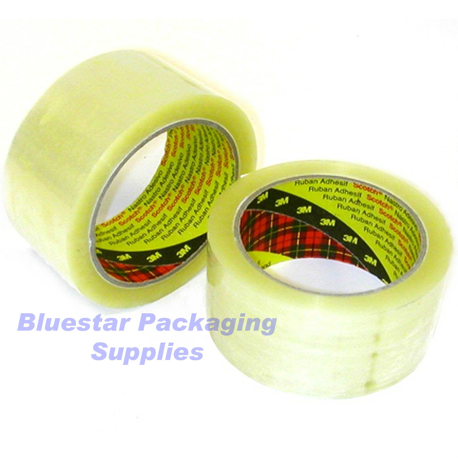 3 Rolls Clear 48mm x 66m Packaging Parcel Tape