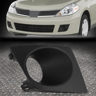 Для 07-12 Nissan Versa 1 шт. черная рамка противотуманной фары в стиле OE со стороны переднего пассажира