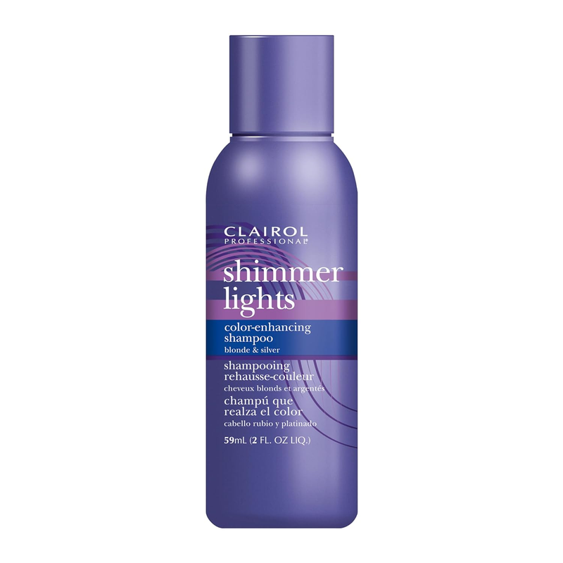 Shimmer Lights Purple Shampoo, 2 Fl. Oz Neutralizes Brass & Yellow Tones for Blo