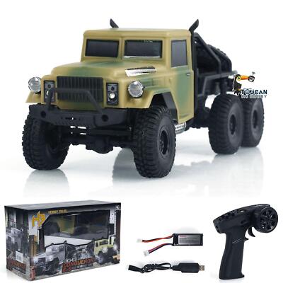 US Stock 1/18 6x6 RC Rock Crawler Car Hobby Plus Remote Control Off-road Vehicle