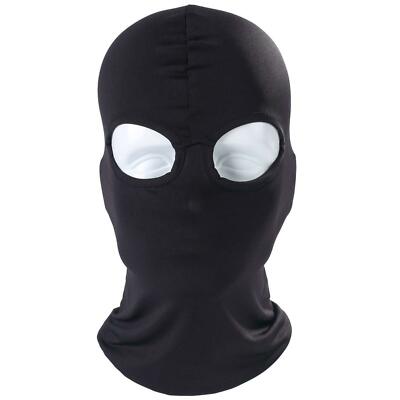 Lycra 2 Hole Full Face Mask Balaclava Helmet Liner Mask Halloween Cosplay Mask