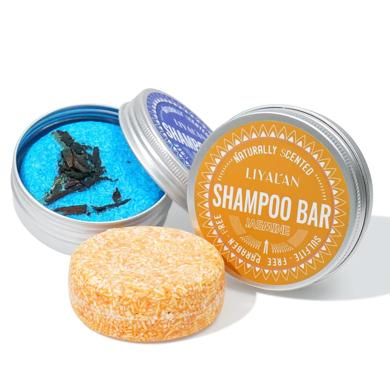 Shampoo Bar for Hair Solid Soap(2 Pack) Rosemary and Jasmine Organic Shampoo Bar