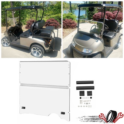 Для EZGO RXV 2008-up Откидное лобовое стекло гольф-кара ПРОЗРАЧНОЕ