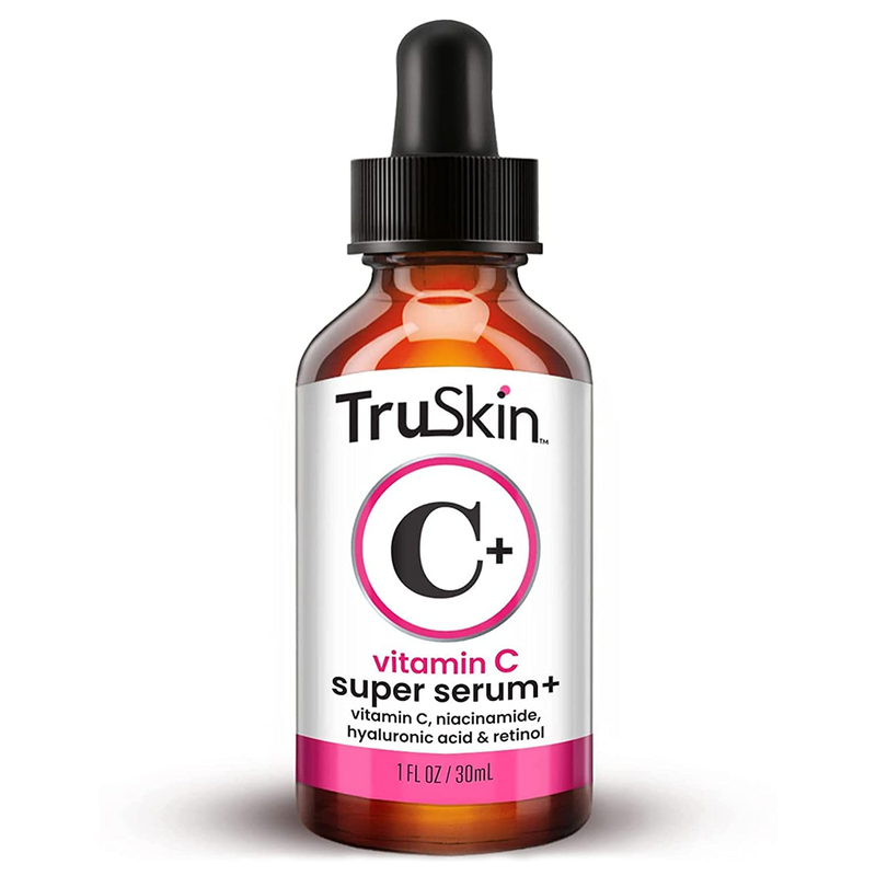 Truskin Vitamin C-Plus Super Serum, anti Aging Anti-Wrinkle Facial Serum with Ni