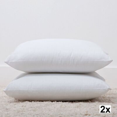 Large Filled Bed Pillows Hotel Quality Anti Snoring Bounce Back Pillow Set of 2