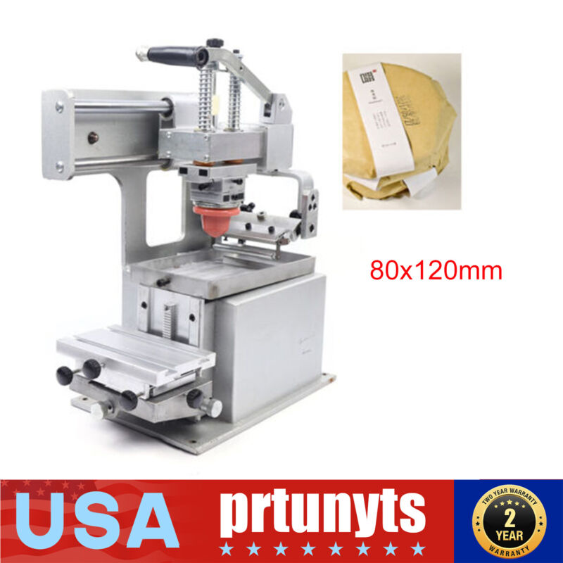80x120mm Pad Printer Pad Printing Machine For DIY dates Label Logo DIY Transfer 