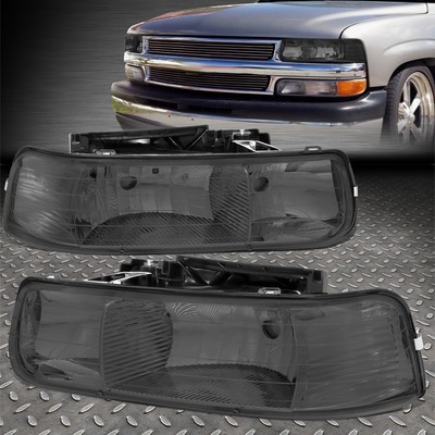 ДЛЯ 99-06 CHEVY SILVERADO SUBURBAN 1500 2500 TAHOE ДЫМЧАТЫЕ ФАРЫ ГОЛОВНОГО СВЕТА
