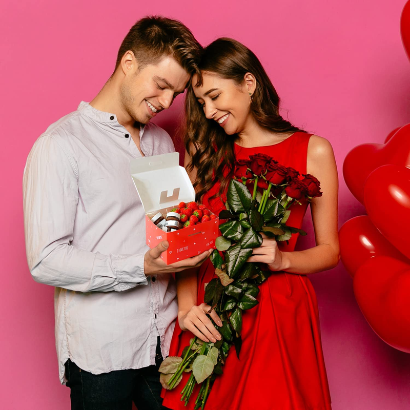 Exploding Love Gift Box with Pop up Confetti DIY (Red), Wow Effect Romantic Gift