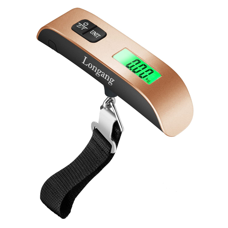 Scale With Backlit For Travel, Rubber Paint Hand