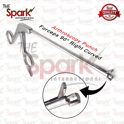 Arthroscopy Punch Forceps 90° Right Curved Orthopedics Instruments