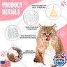 Kitten Bottles, Professional Kitten Bottle Feeding Kit, NippleandFeeding Kit for Kittens and Puppies, Reusable Newborn Kitten Supplies, Suitable for Feeding Kitten, Puppy, Rabbit