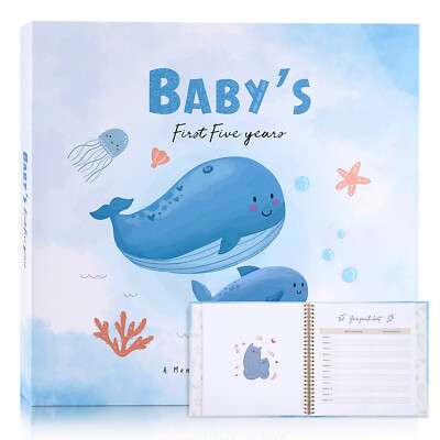 Baby Growth Photo Album Our First Year Baby Memory Book For Birth Record Moments