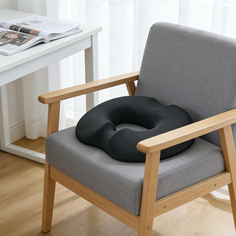 Donut Pillow for Tailbone Pain, Memory Foam Pain Relief Donut Seat Cushio, Seat