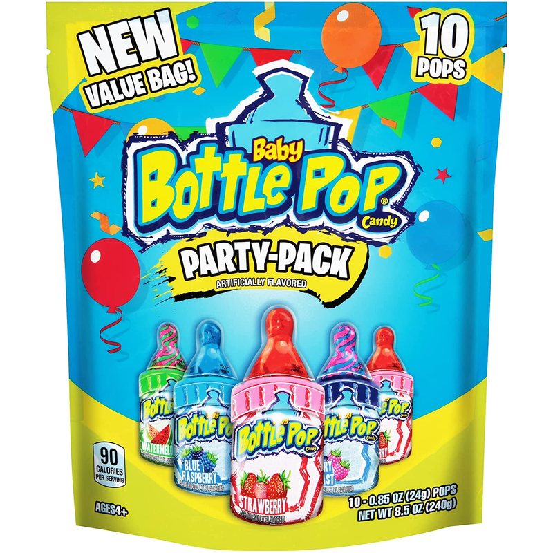 Baby Bottle Pop Halloween Bulk Variety Party Pack - 10 Count Individually Wrappe