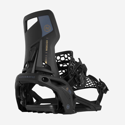 Nidecker Supermatic Binding Black Bindings Snowboard Speed New S M L XL