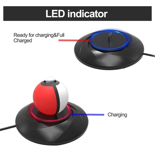 Desktop Charger for Nintendo Switch Poke Ball Plus Co Fast Charging Dock Station