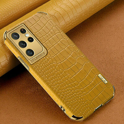 Luxury Leather Phone Case For Samsung Galaxy S22 S21 Note20 Ultra S20 S10+Cover
