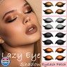 Lazy Eye Shadow Eyelash Patch, Eyeshadow Eyelashes Makeup Stickers with False Lashes and Eyeshadow, 2-in-1 Self-Adhesive Reusable Colorful Eyelash Makeup Stickers for All Eye Shapes-2 Pairs (Orange)