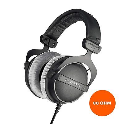 beyerdynamic DT 770 PRO 80 Ohm Over-Ear Studio Headphones Black