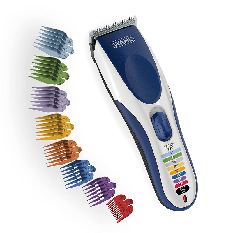Wahl Color Pro Cordless Rechargeable Hair Clipper & Trimmer – Easy Color-Coded G