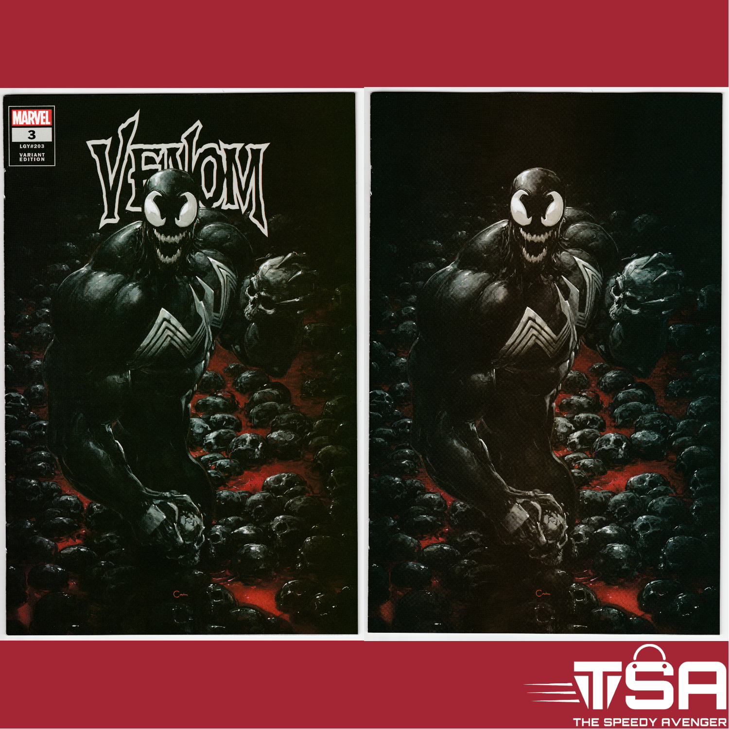 VENOM #3 (Vol. 5, 2021) CLAYTON CRAIN Virgin + Trade Variants Set Limited Marvel