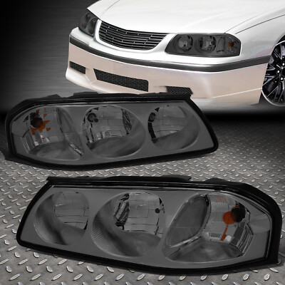 ДЛЯ 00-05 CHEVY IMPALA ЗАКОПЧЕННЫЙ КОРПУС, ПРОЗРАЧНЫЕ УГЛОВЫЕ ЛАМПЫ ДЛЯ ЗАМЕНЫ ФАР