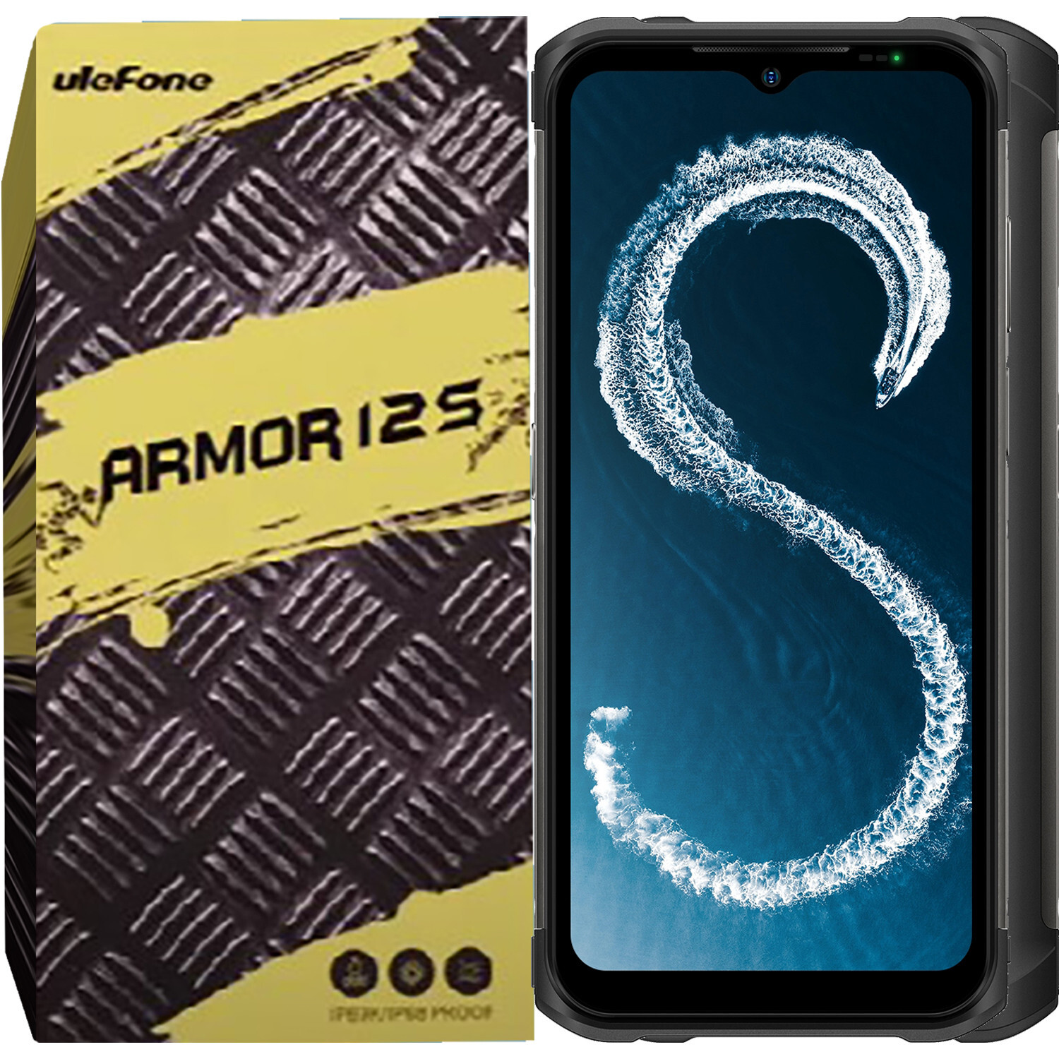 Ulefone Armor 12S 4G Black 128GB + 8GB Dual-Sim Factory