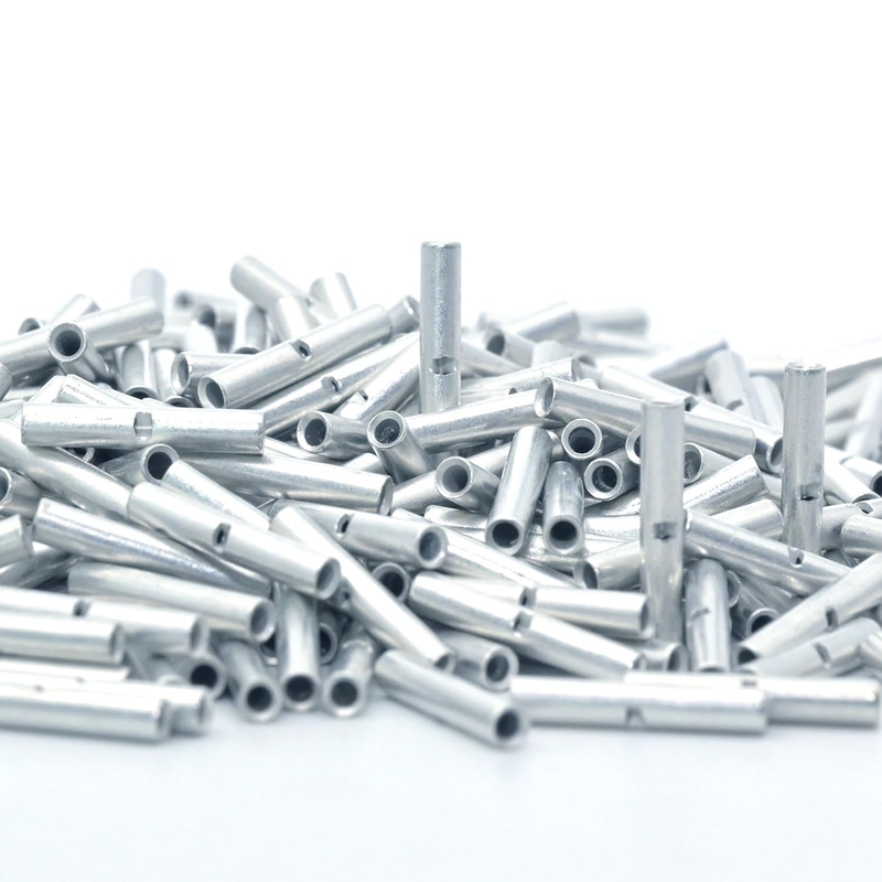 26-22 Gauge Non-Insulated Butt Connectors 100Pcs Butt Splice Connectors 26-22 AW