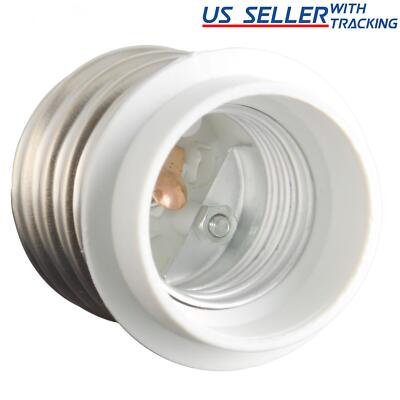 Light Bulb Socket Adapter Mogul Base E39 to Medium E26 Screw Reducer