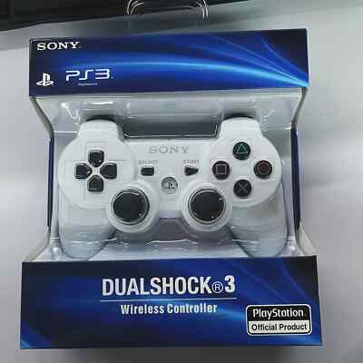 White Controller For Sony PS3 Playstation 3 Wireless Bluetooth Video Game Pad
