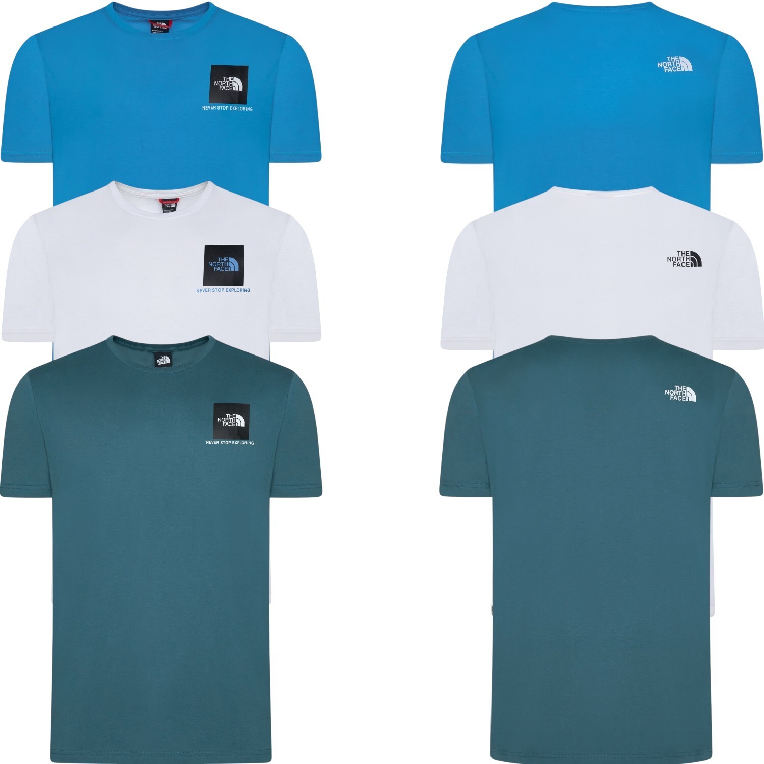★THE NORTH FACE★ Men's Beastie Short Sleeve T-Shirt MINT N THE NORTH FACE Men's Short Sleeve Throwback Tee, Shady Blue
